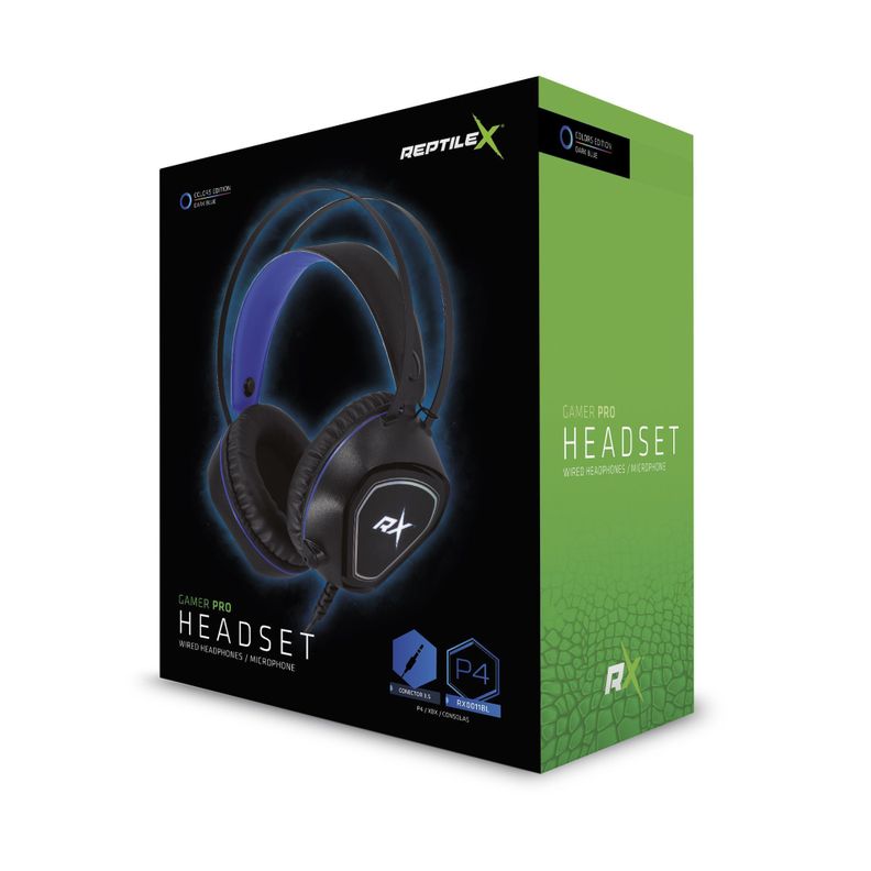 Audifonos Gamer Con Microfono PS4 Xbox Plug 3.5mm Reptilex-1