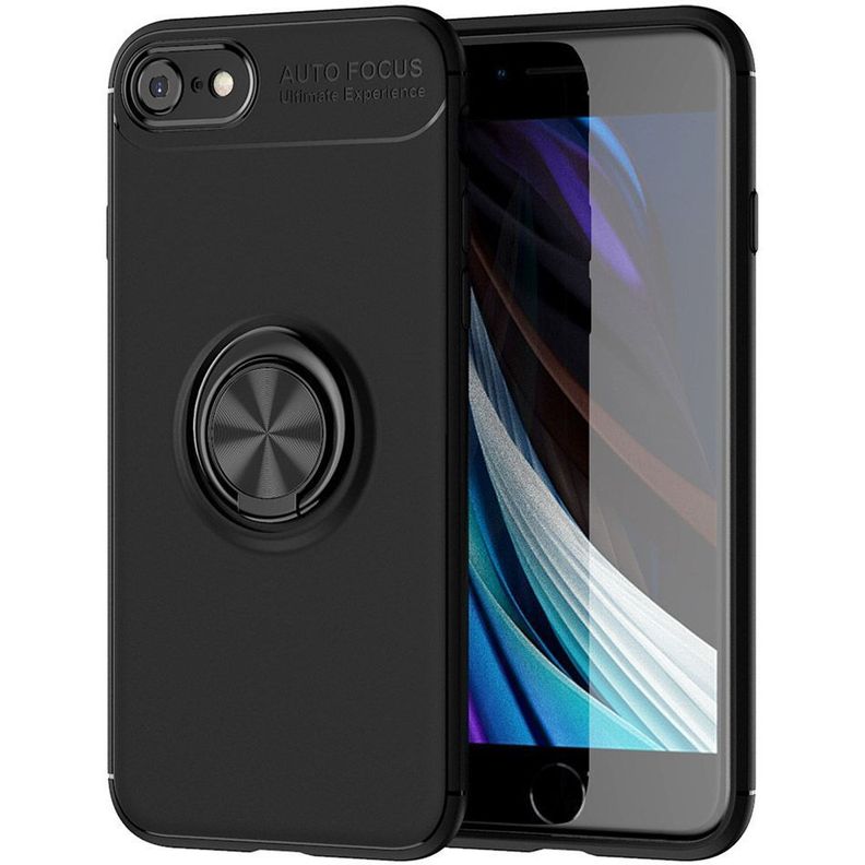 Para: iPhone SE 2022 y 2020 | Delgada Aro Imán-0