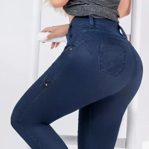Jeans Colombiano Levanta Cola 21215 Mujeron-5
