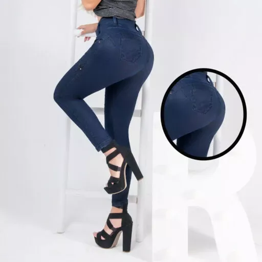 Jeans Colombiano Levanta Cola 21215 Mujeron-1