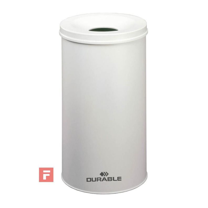 Papelero Redondo 60L Con Tapa Ext. Incendio-1