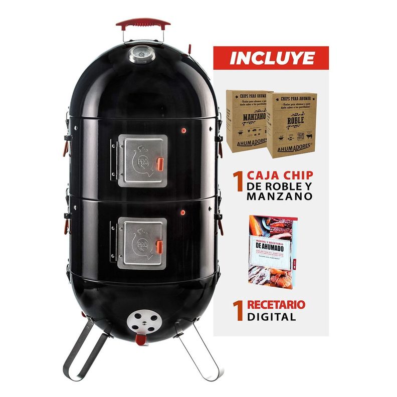 Ahumador Portátil Proq Frontier 43cms + 2k Chip-0