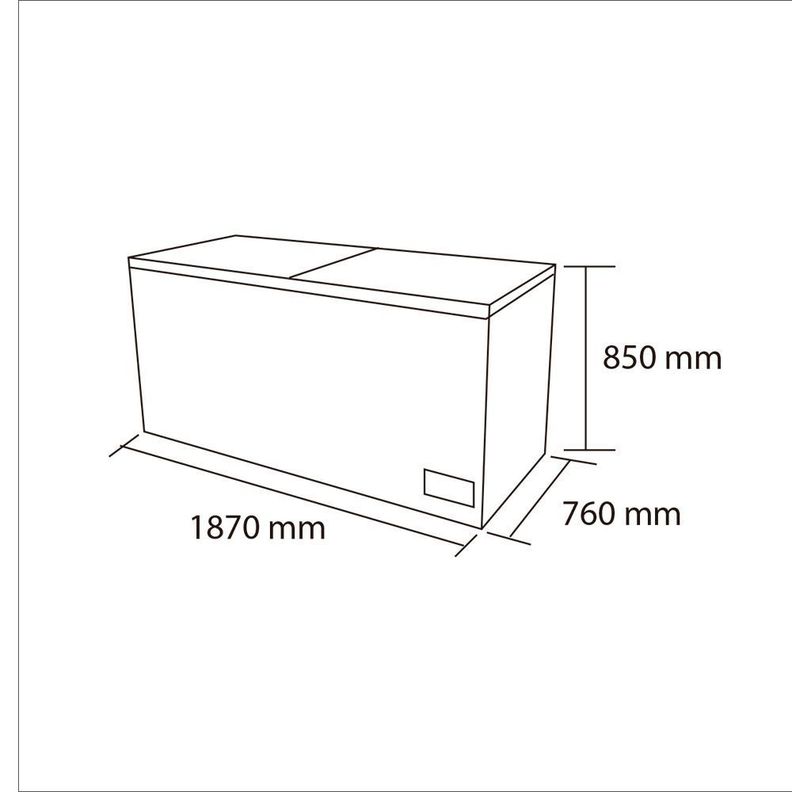 Congelador dual 612 Lts BD612-2