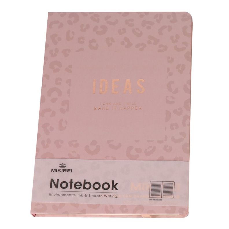 Libreta Tapa Dura Rosado Ideas 21x14.5cm 96pag-0