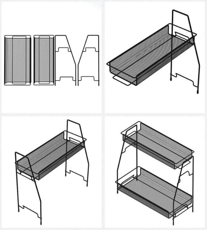 Estante Organizador Multiuso Desmontable -4