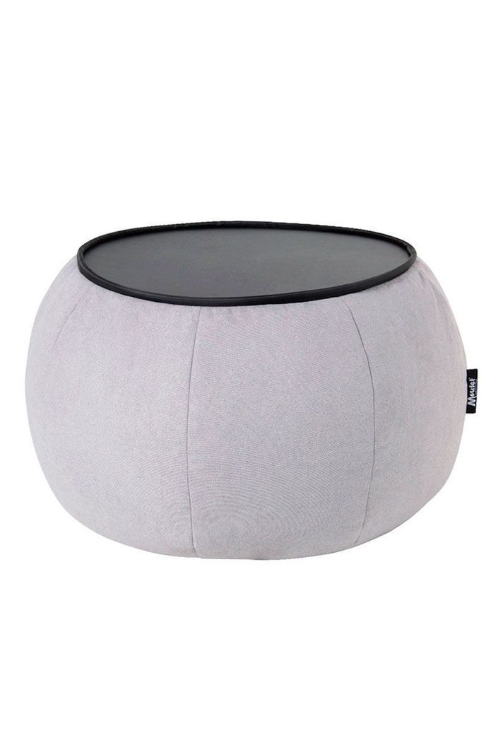 Mesa Pouf Ottoman "London" Gris Oscuro-0