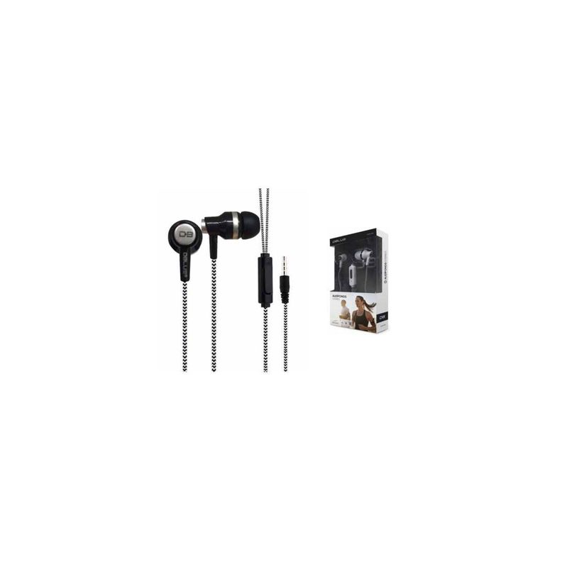 Audífonos 3.5mm Cable Textil Blanco - Puntostore-1