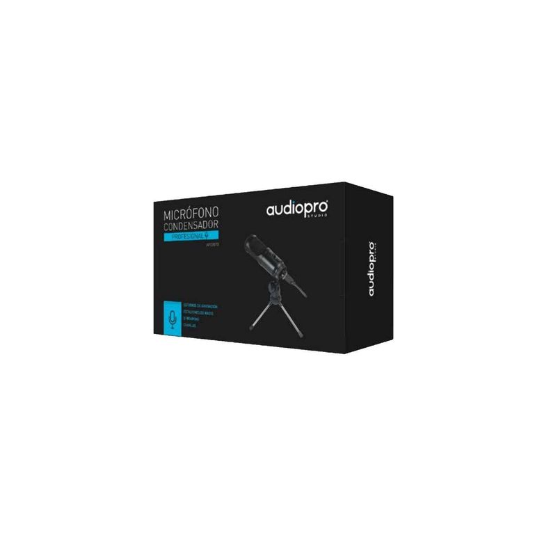 Micrófono Condensador Usb Con Pedestal Profesional - PuntoStore-1