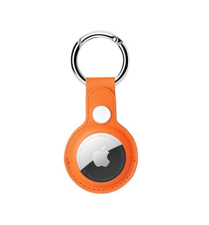 Funda Compatible Apple Airtag Localizador Perro Gato Naranja-0