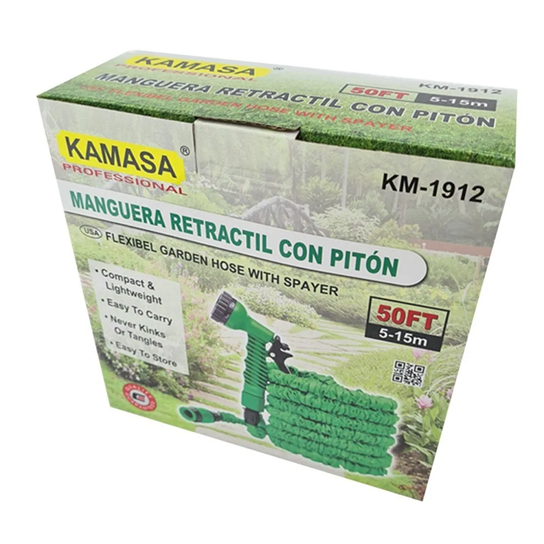 Manguera Retractil Flexible Expandible 5-15m Km-1