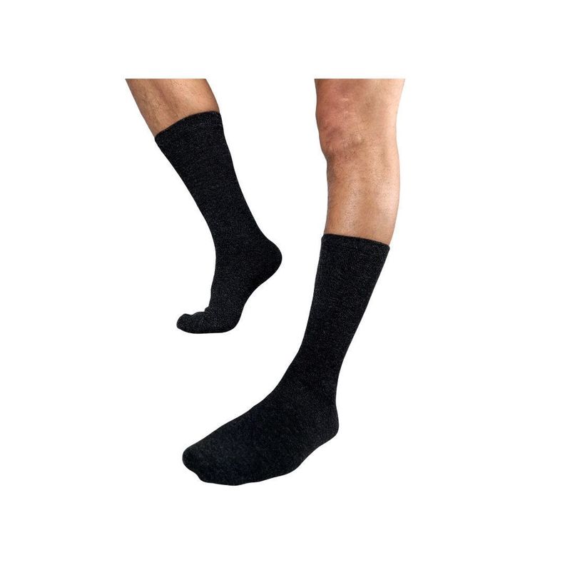 Pack De 4 Pares De Calcetines Hombre Cachemira Interior Toalla-1