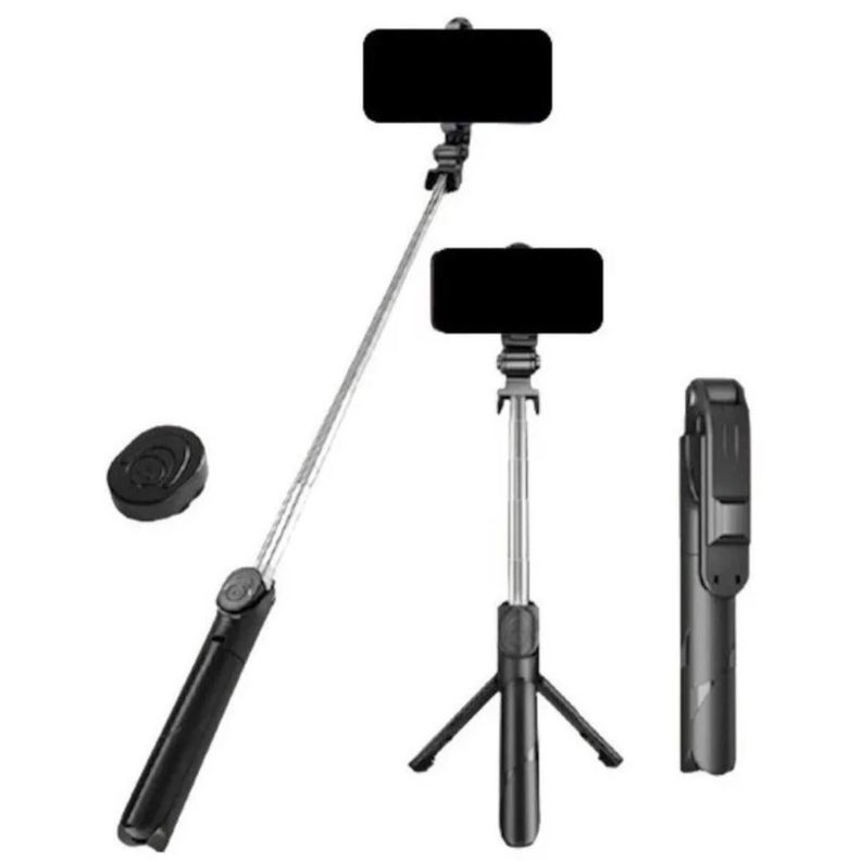BASTON SELFIE 3 EN 1 TRIPODE BLUETOOTH CONTROL XT-02-2