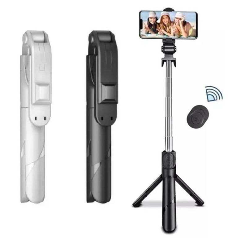 BASTON SELFIE 3 EN 1 TRIPODE BLUETOOTH CONTROL XT-02-1
