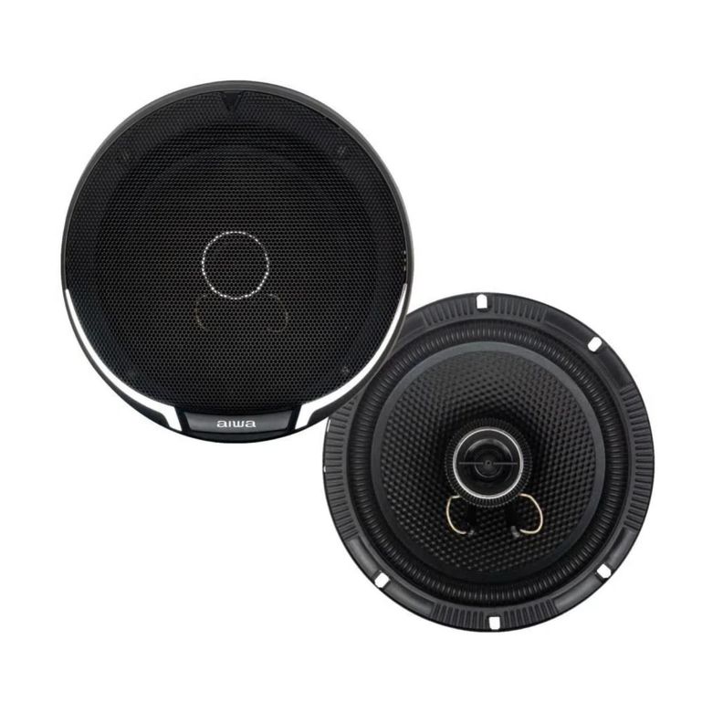 Pack 2 Parlantes 16cm Para Automovil Negro TAW-1633 Aiwa-2