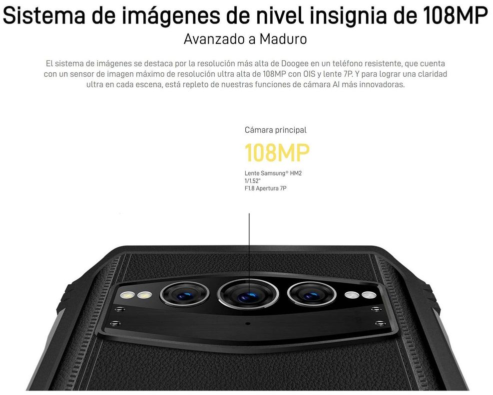 Doogee S100 DualSim Resistente, 108MP Visión Nocturna 256GB-4