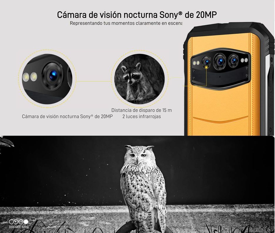 Doogee S100 DualSim Resistente, 108MP Visión Nocturna 256GB-5