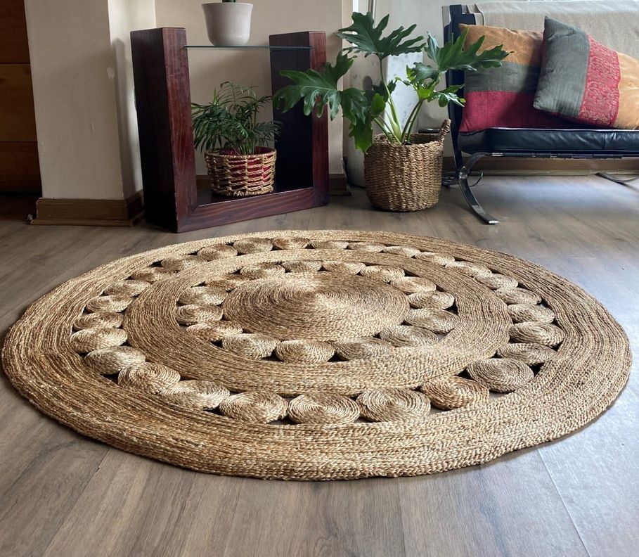 Alfombra Redonda Delhi 122cm-0