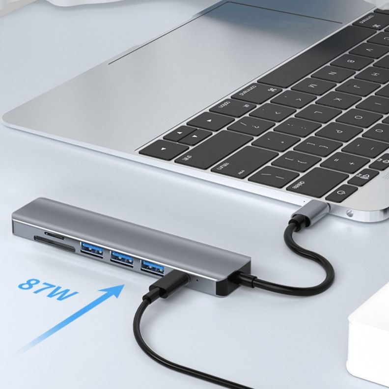 Adaptador 7 en 1 Entrada Tipo C 4K Hdmi Mac Windows-4