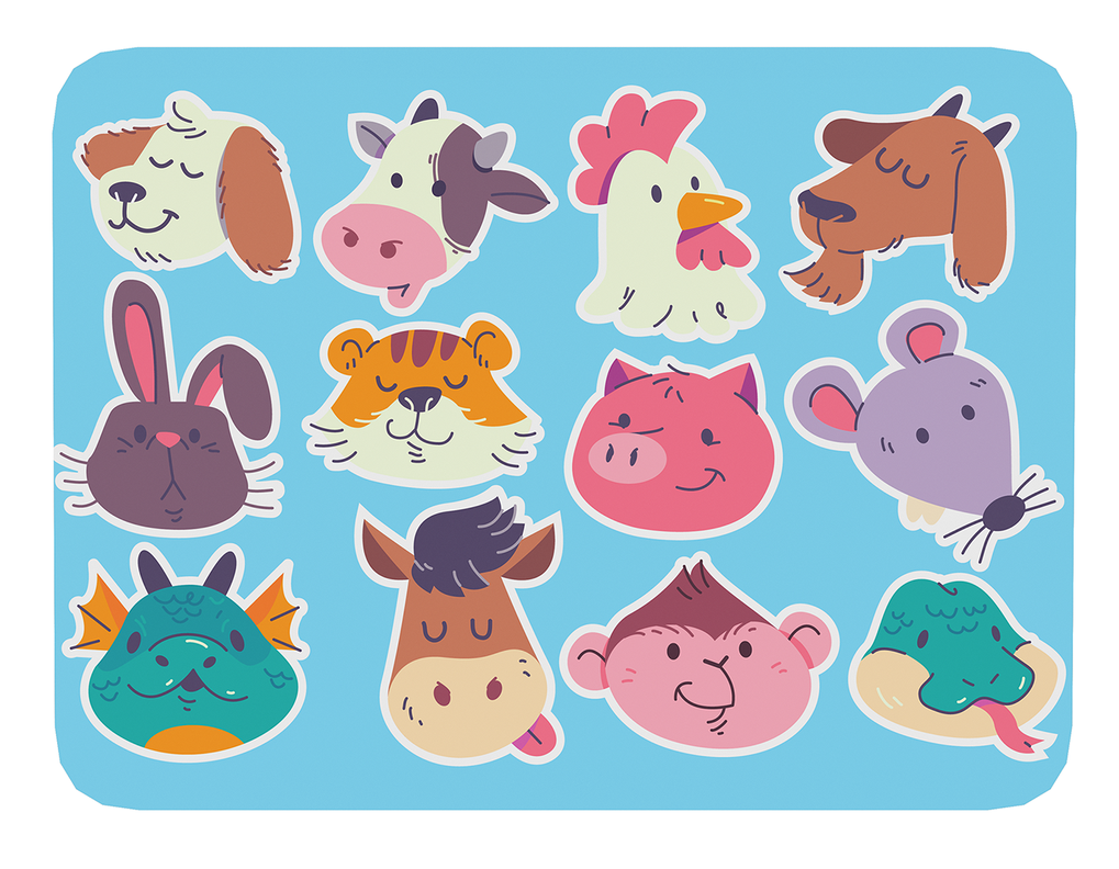 Mouse Pad Arte de animales - 17cm X 21cm D91