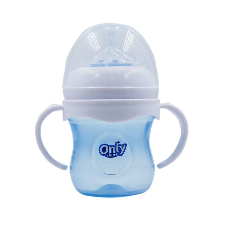 Mamadero Biberon con Tomo Azas Mamaderas Para Bebe Azul 40oz/125ml A-3-0