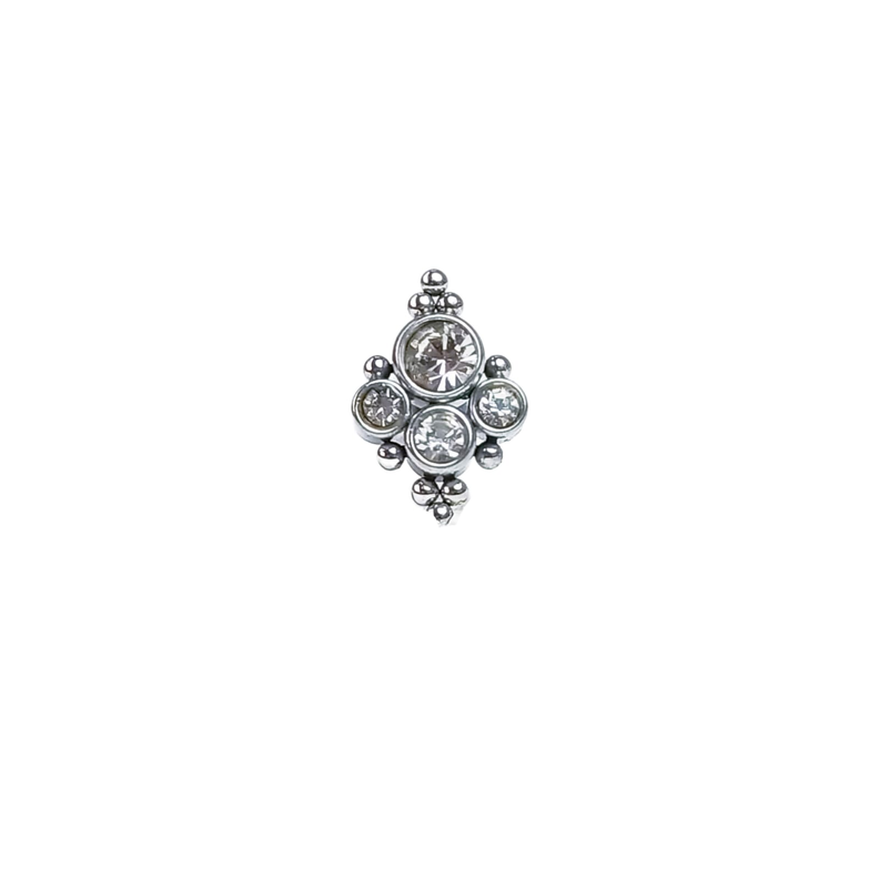 Piercing Oreja Tragus Conch Labret Modelo Stella Hipoalergenico Unidad-3