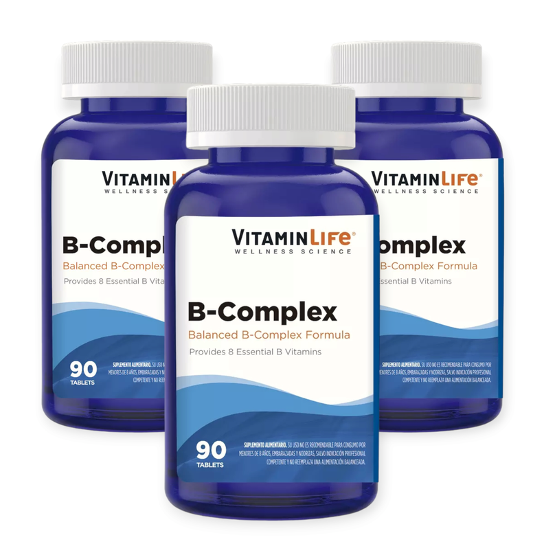 PACK 3 B-COMPLEX 270 TABLETAS EN TOTAL VITAMINLIFE-0