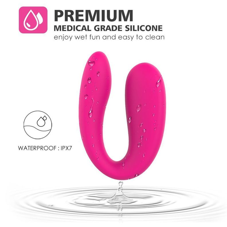 Vibrador Tipo C Doble Estimulador de clítoris Vebe-3