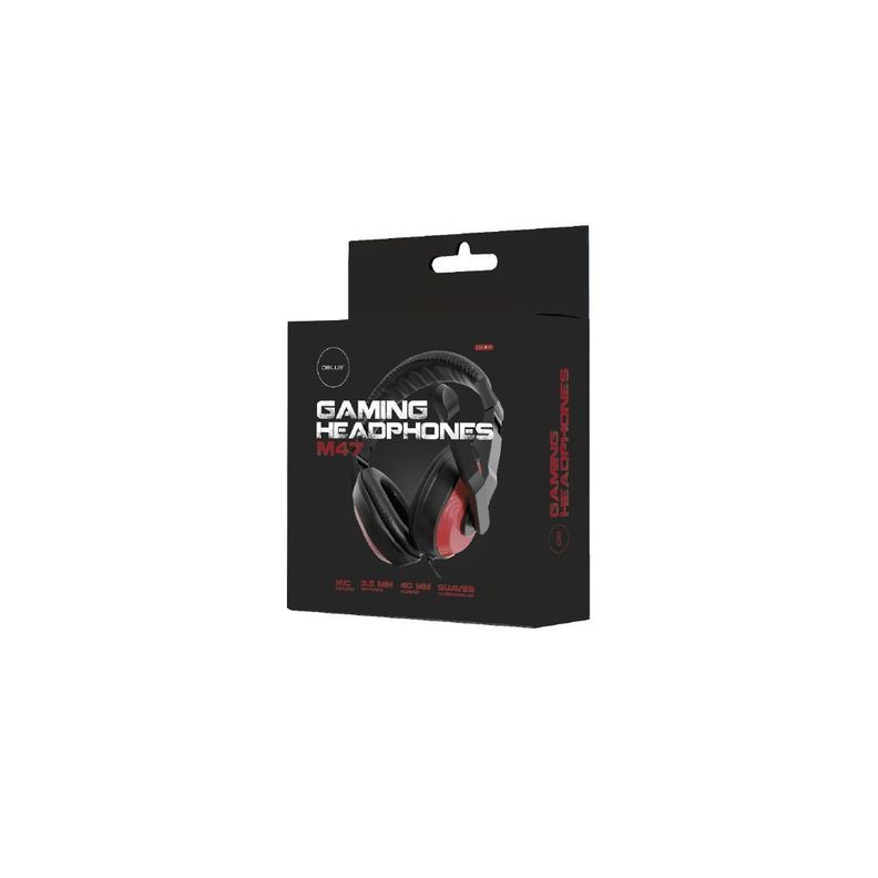 Audifonos Gamer PS4 Con Microfono 3.5mm Rojo-2