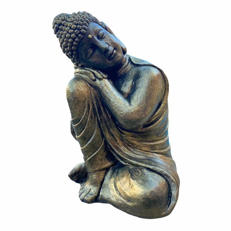 Figura Buda Durmiente Dorado 50 cm-0