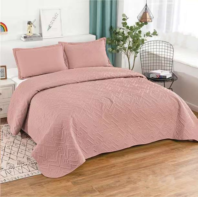 Cubrecama Quilt Verano 2Plazas Palo Rosa-0