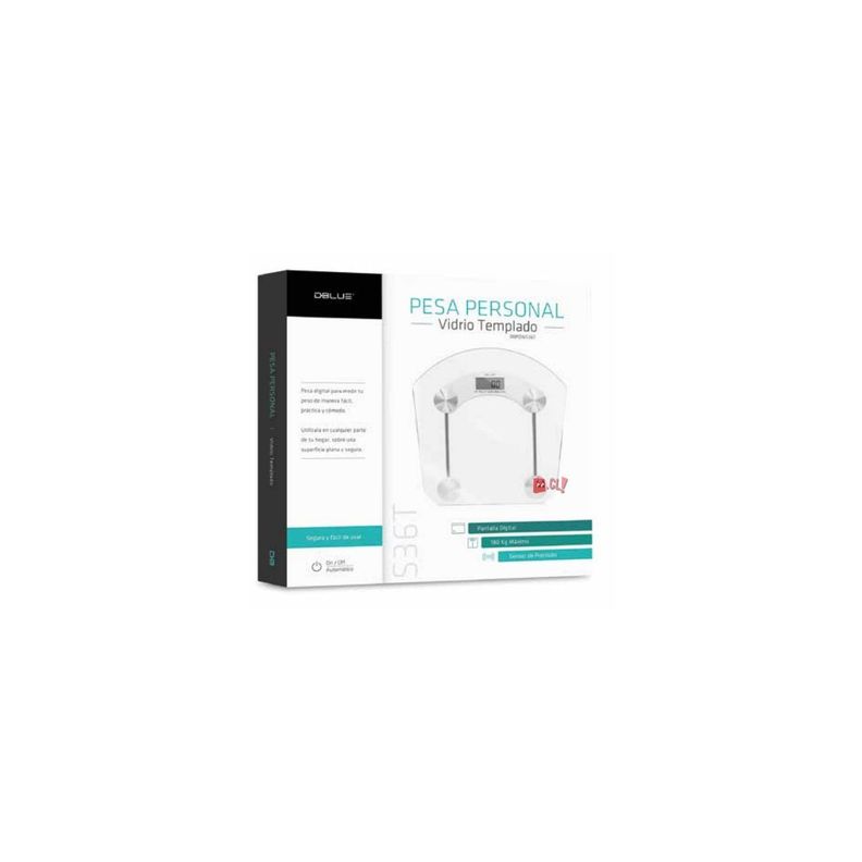 Pesa Digital De Baño Material Vidrio Templado 180kg - Puntostore-1