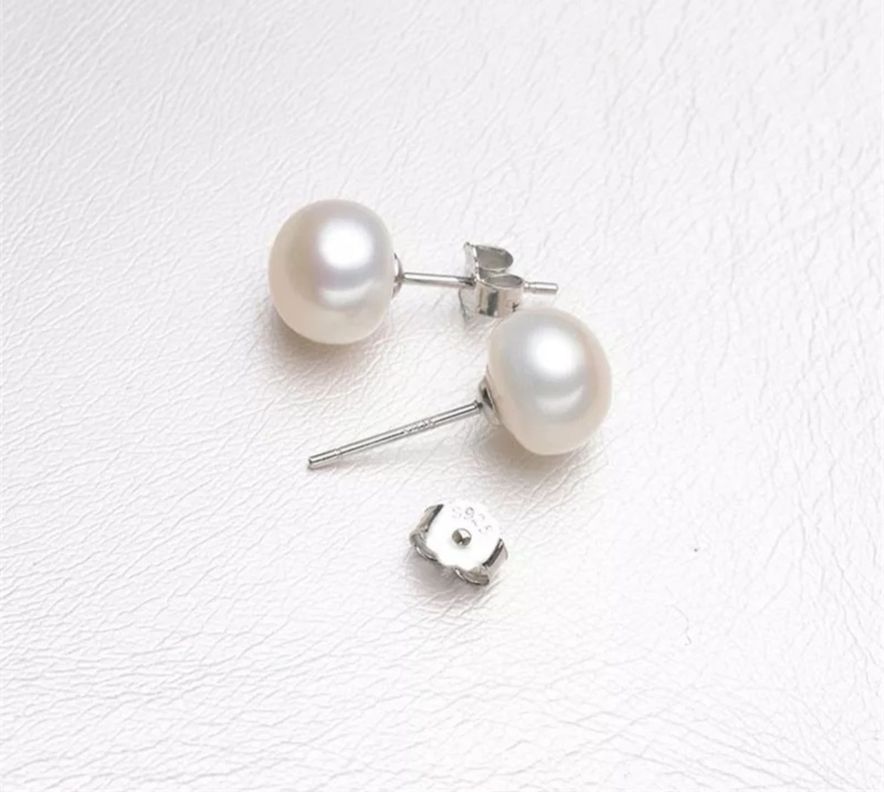 Aros Perla 8mm Plata 925-1