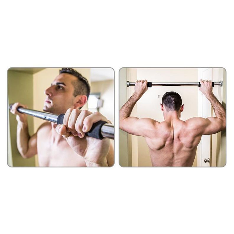 Barra De Ejercicios Ajustable En Puertas Hasta 100Kg -1