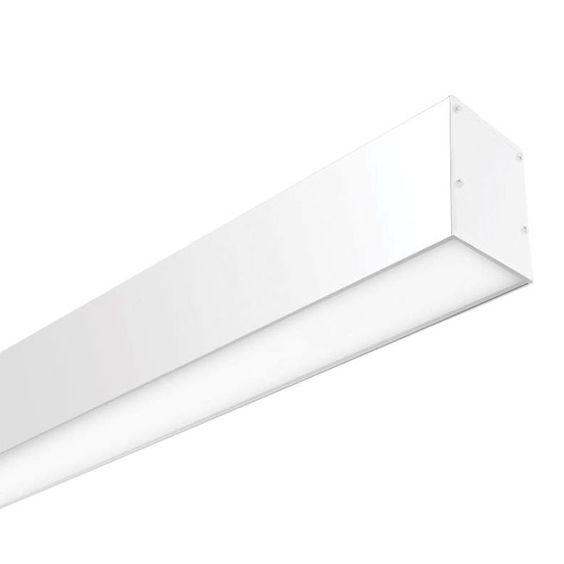 Luminaria Lineal LED 40W Colgante Blanco 120cm 5070 Cálido-2