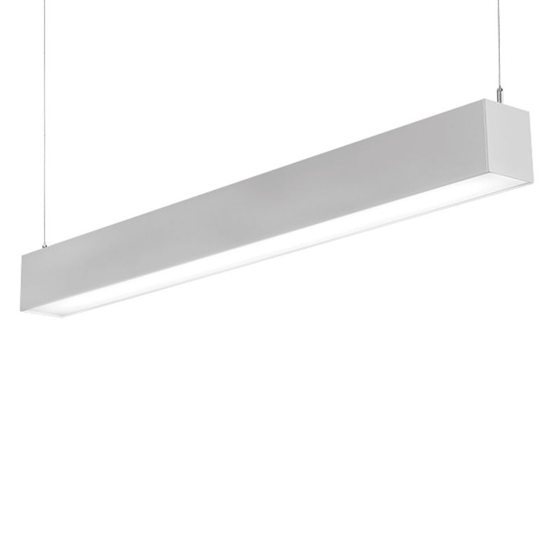 Luminaria Lineal LED 40W Colgante Blanco 120cm 5070 Cálido-0