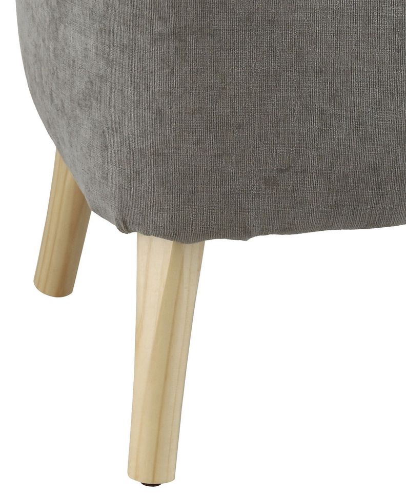 Pouf Máxima Gris Claro Altea 55x45x45 cm Máxima Design-3