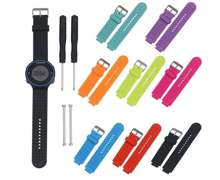 Correa Compatible Garmin Forerunner 230-235-630-220-620 Fucsia-1