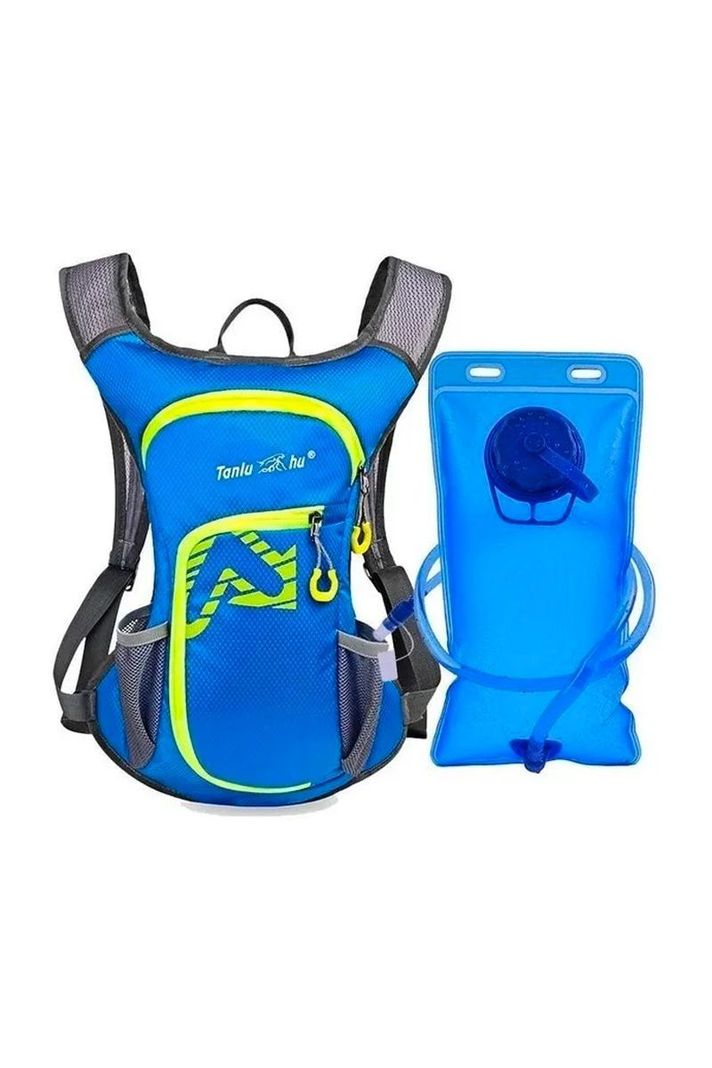 Mochila Camellback Trekking + Bolsa Hidratación Azul-0