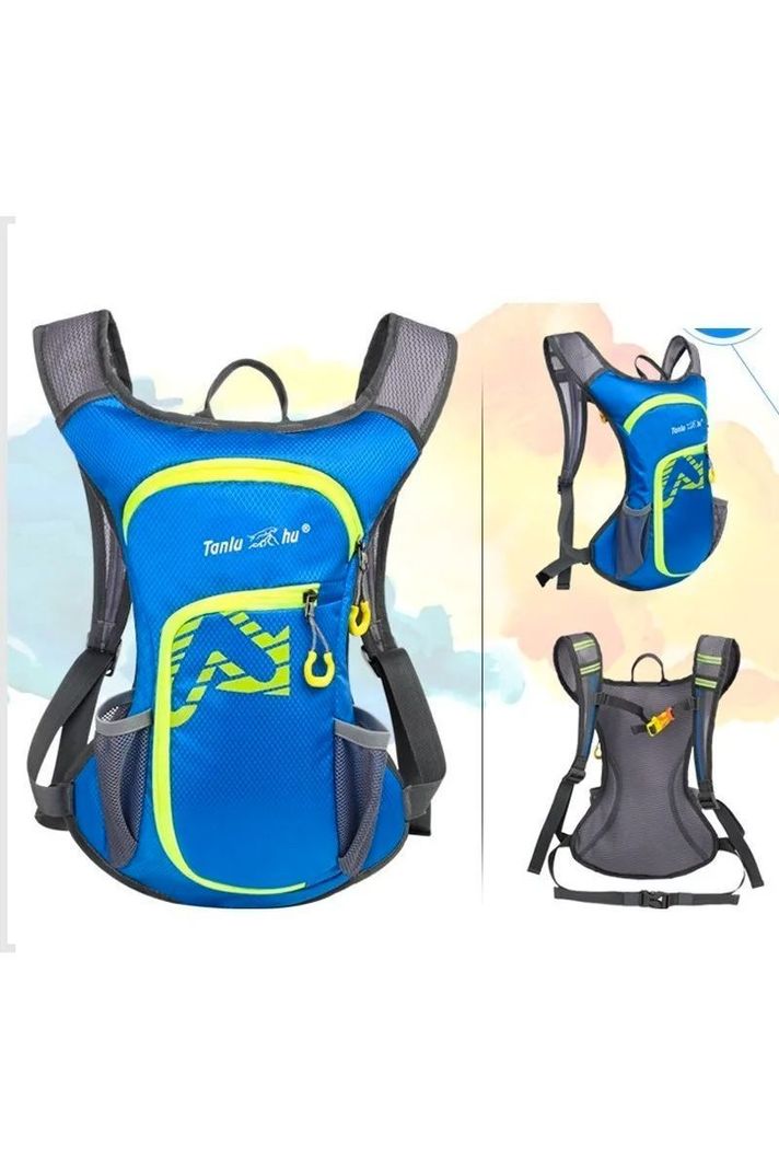 Mochila Camellback Trekking + Bolsa Hidratación Azul-2