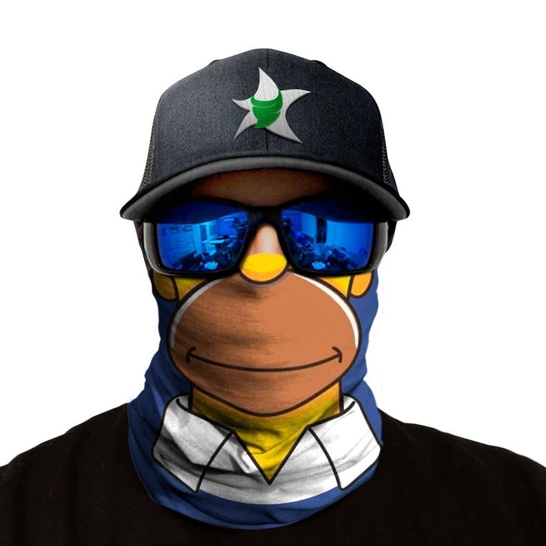 Bandana, Fugaz Store, Multicolor, Homero Simpson-0