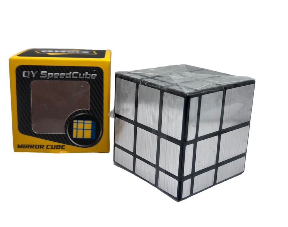 Cubo Rubik Original Qiyi 3x3 Mirror Silver-0