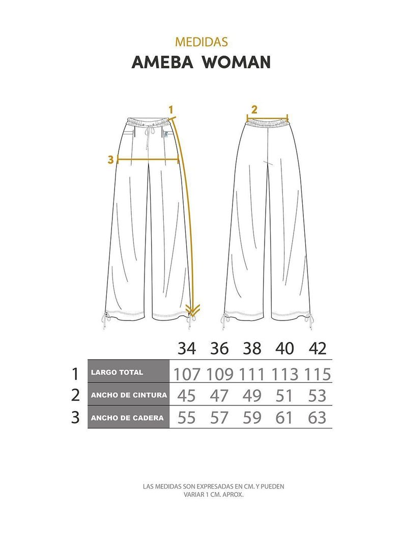 Pantalon Ameba Beige Mujer-4