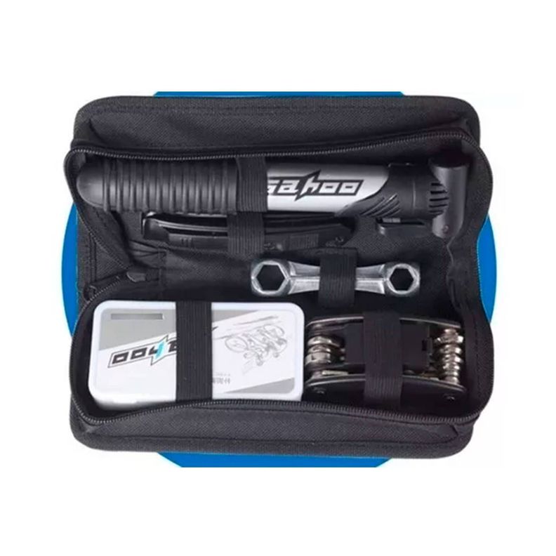 Herramientas Para Bicicletas Con Bombin Y Accesori-2