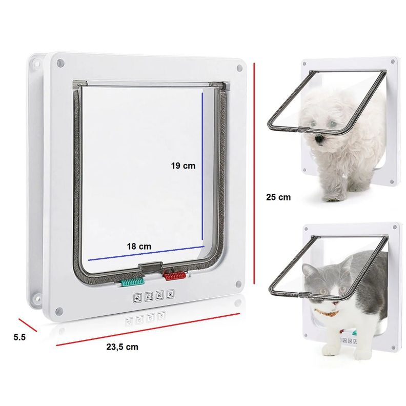 Puerta Interior Para Gatos Y Perros Mascotas-1