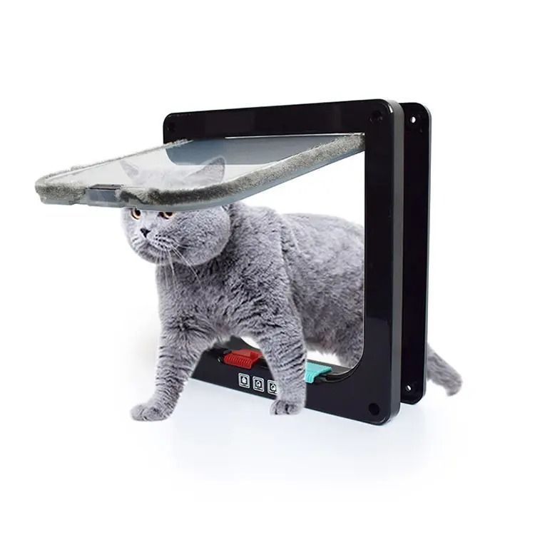 Puerta Interior Para Gatos Y Perros Mascotas-0