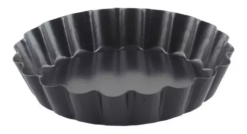 Pack 12 Moldes Tartaleta Desmontable Tarta Individual 10,5cm -1