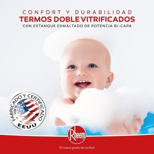 Termo eléctrico de piso 76 litros 220V Rheem-3