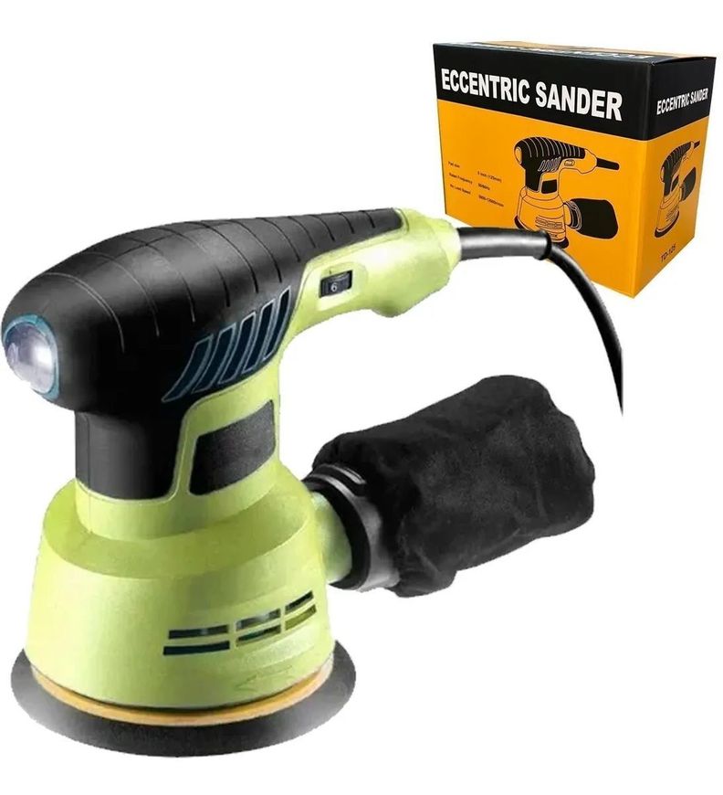 Lijadora Eléctrica 300w 125mm 12000r/min Metal Madera Barniz-0