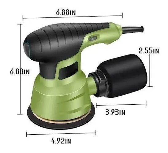 Lijadora Eléctrica 300w 125mm 12000r/min Metal Madera Barniz-1
