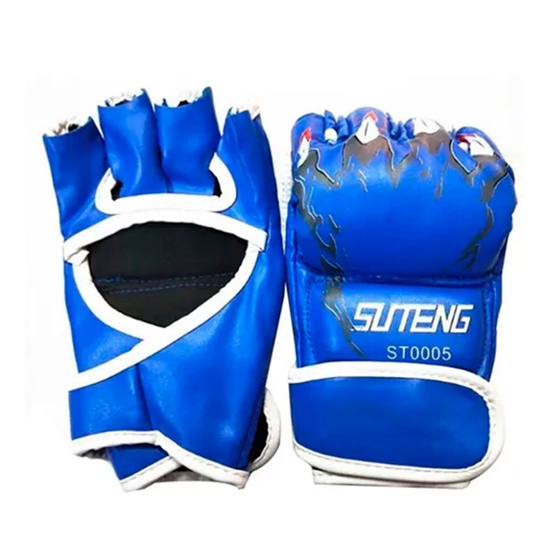 Guantes Boxeo Lucha Mma De Medio Dedo Para Entrenamiento-0